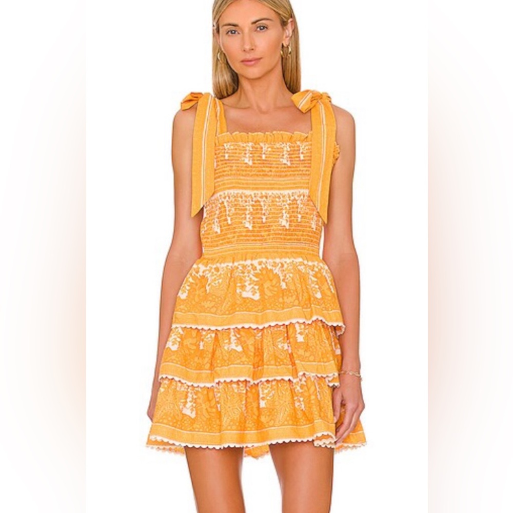 NWOT Cleobella Orange Mini Dress